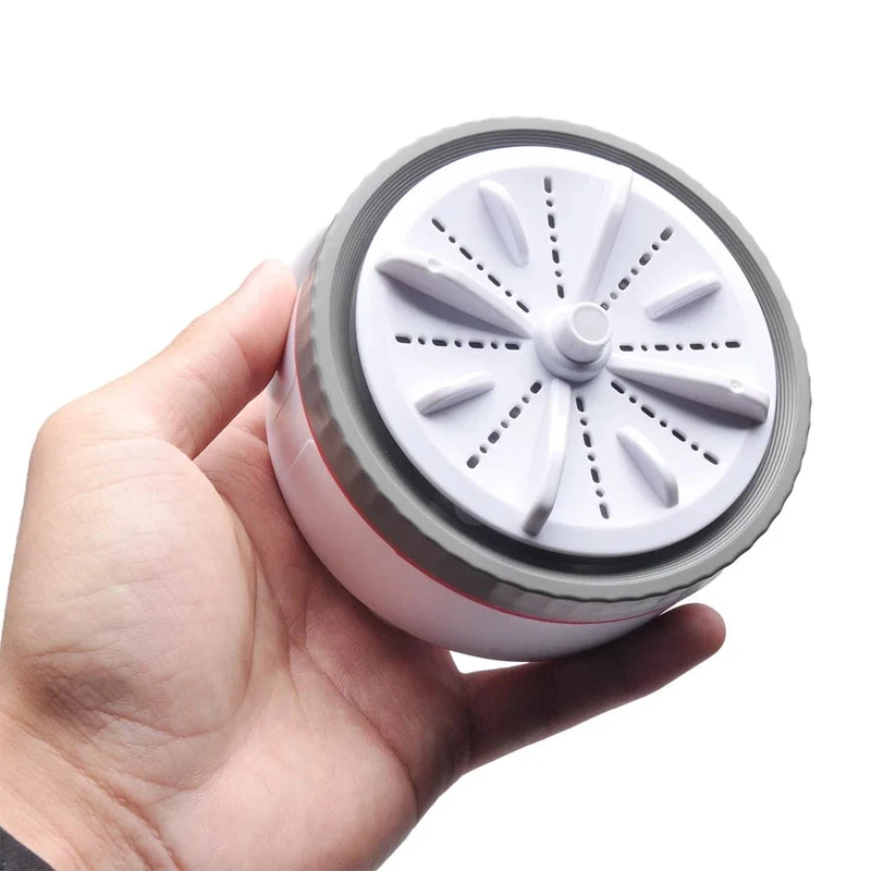 Tragbare Mini-Waschmaschine mit USB-Anschluss, 3 Gänge, Timer, rotierender Turbo, Unterwäsche, Sockenwaschmaschine, Spülmaschine für Babys, auf Reisen und zu Hause 미니세탁기