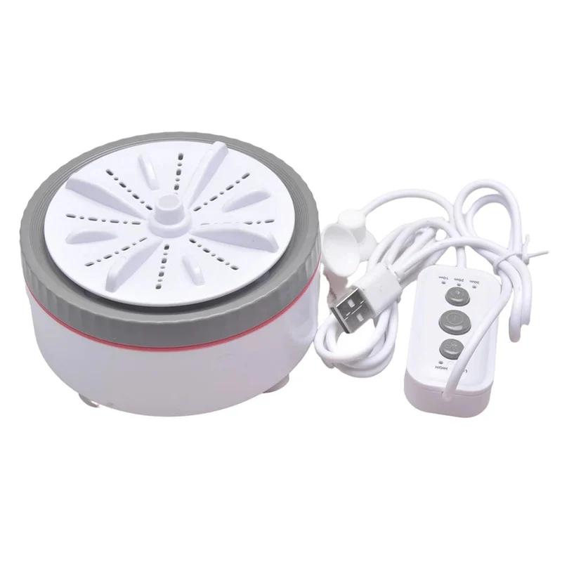 Tragbare Mini-Waschmaschine mit USB-Anschluss, 3 Gänge, Timer, rotierender Turbo, Unterwäsche, Sockenwaschmaschine, Spülmaschine für Babys, auf Reisen und zu Hause 미니세탁기