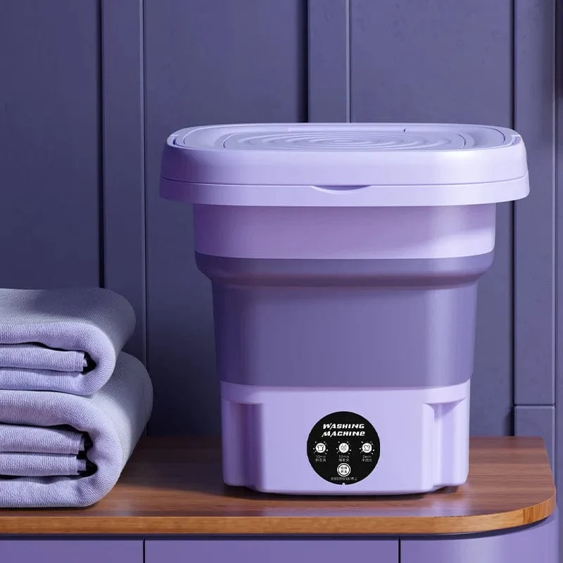 8L tragbare kleine faltbare Waschmaschine mit Schleuder für Socken, Unterwäsche, Höschen, Waschmaschine, Haushalts-Mini-Waschmaschine