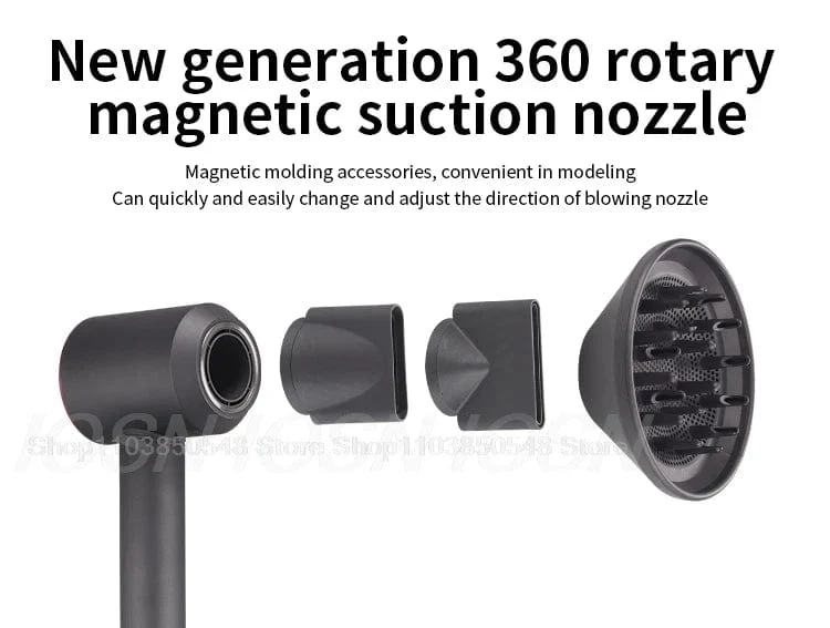 Professioneller Super-Haartrockner Persönliche Haarpflege Styling Negative Ionen Salon Werkzeug Konstante Anion Elektrische Blattlose Haartrockner