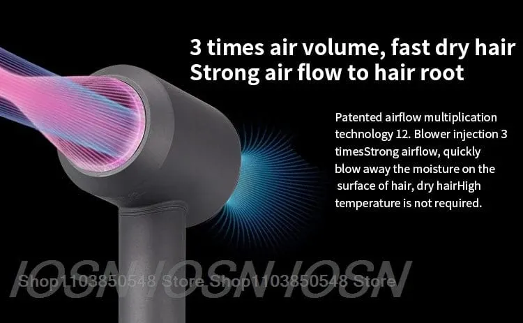 Professioneller Super-Haartrockner Persönliche Haarpflege Styling Negative Ionen Salon Werkzeug Konstante Anion Elektrische Blattlose Haartrockner