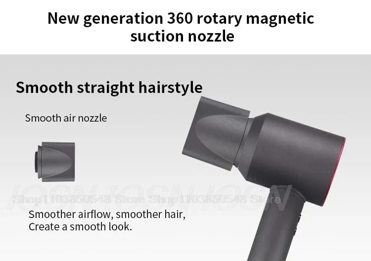 Professioneller Super-Haartrockner Persönliche Haarpflege Styling Negative Ionen Salon Werkzeug Konstante Anion Elektrische Blattlose Haartrockner