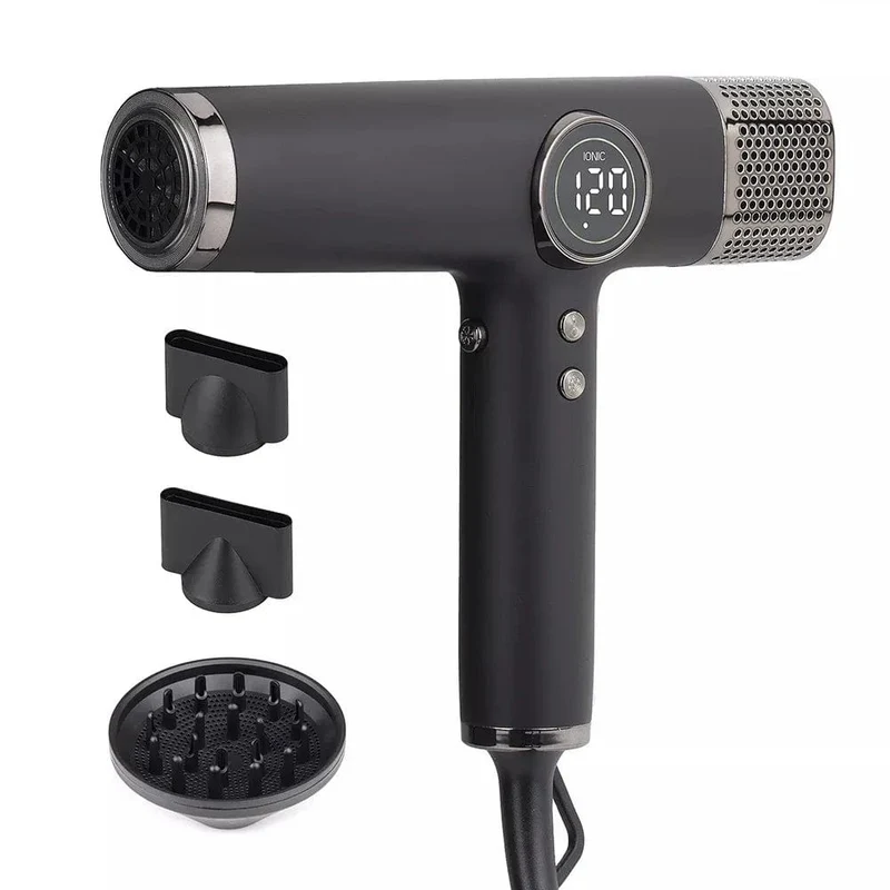 110000 U/min Professioneller Haartrockner, bürstenloser Haartrockner mit negativen Ionen, superstarker Wind, geräuscharmer Salon, 1600 W elektrisches Gebläse