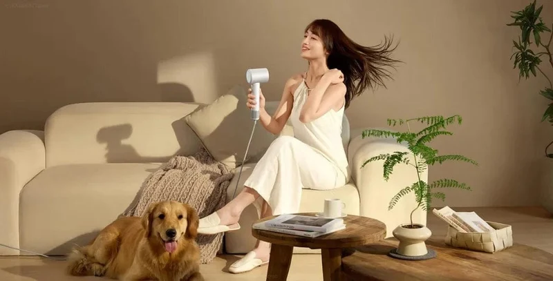 XIAOMI MIJIA H501 SE Hochgeschwindigkeits-Haartrockner, 62 m/s Windgeschwindigkeit, negative Ionen-Haarpflege, 110,000 U/min, professionelles Trocknen, 220 V, CN-Version