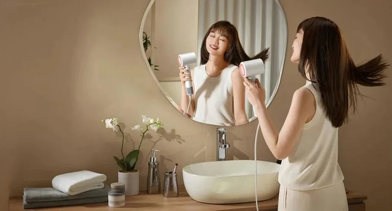 XIAOMI MIJIA H501 SE Hochgeschwindigkeits-Haartrockner, 62 m/s Windgeschwindigkeit, negative Ionen-Haarpflege, 110,000 U/min, professionelles Trocknen, 220 V, CN-Version