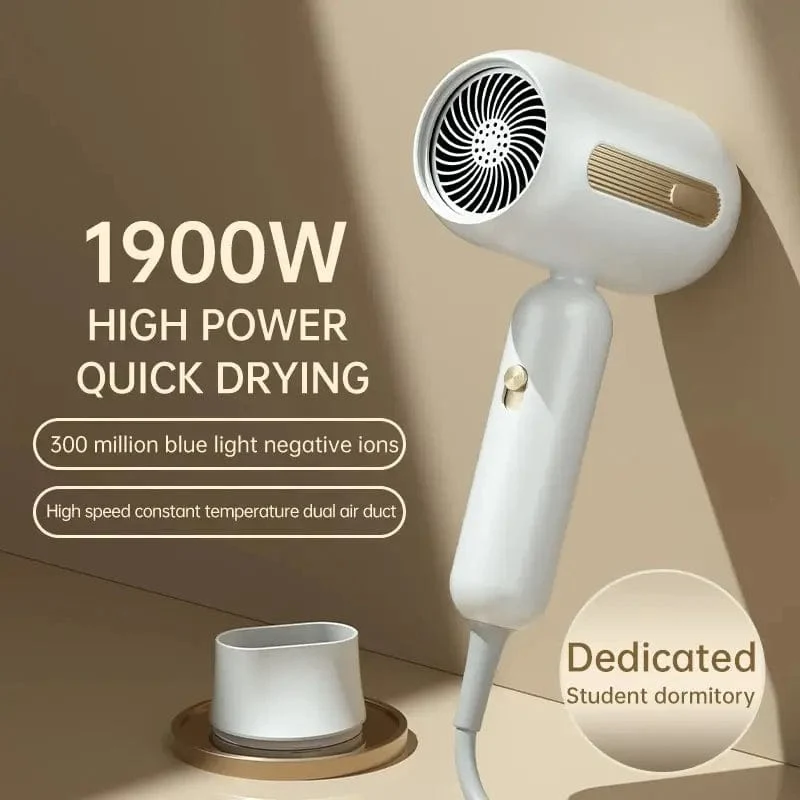 Professioneller Ionen-Haartrockner, leistungsstarker, schnelltrocknender Haartrockner, geräuscharmer Haarpflege-Thermostat, tragbare Haartrockner und Zubehör