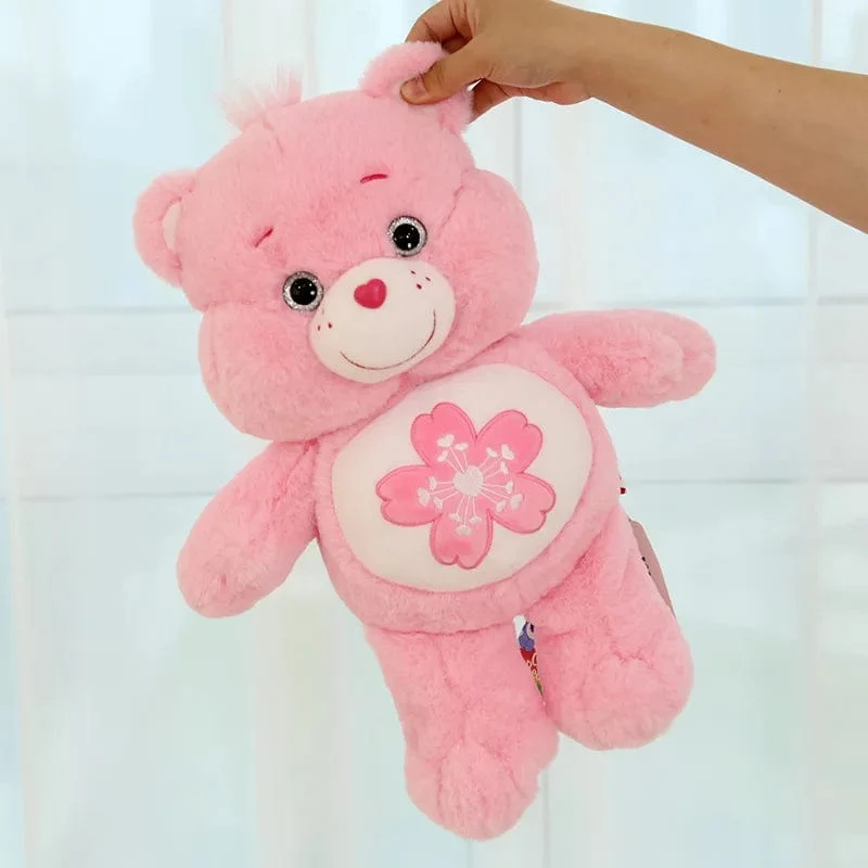 22/33/45cm Care Bears Kawaii Plüschtiere Rosa Sakura Bär Schöne Cartoon Bär Weiche Angefüllte Puppen Mädchen Jungen Niedliche Spielzeug Geschenk