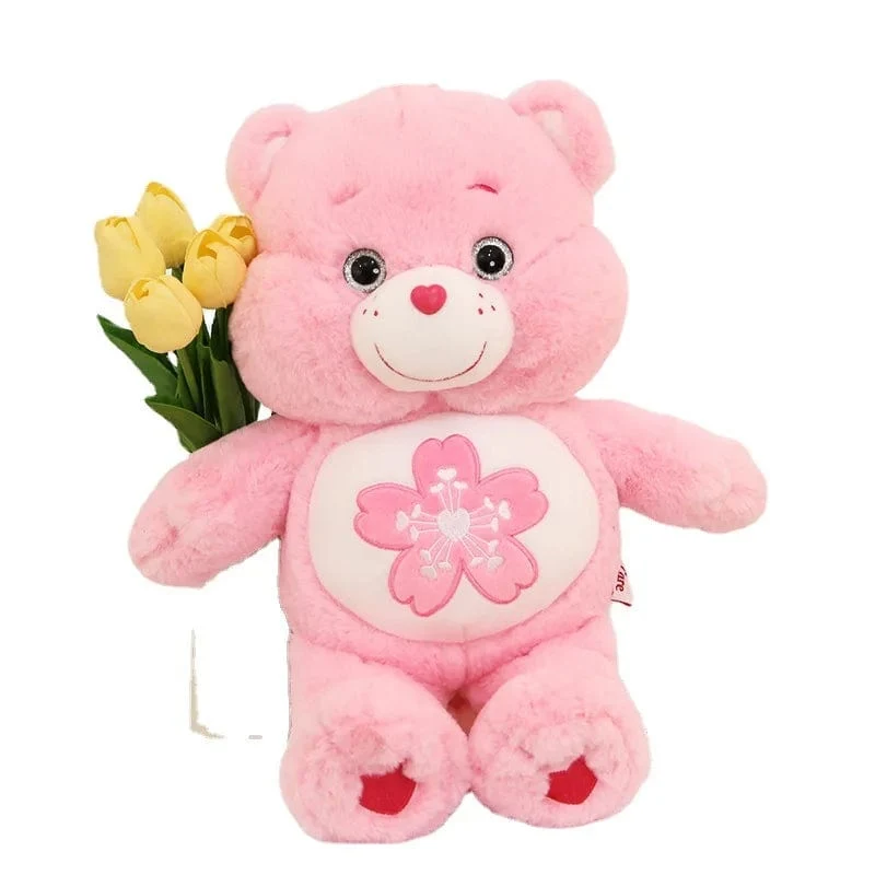 22/33/45cm Care Bears Kawaii Plüschtiere Rosa Sakura Bär Schöne Cartoon Bär Weiche Angefüllte Puppen Mädchen Jungen Niedliche Spielzeug Geschenk