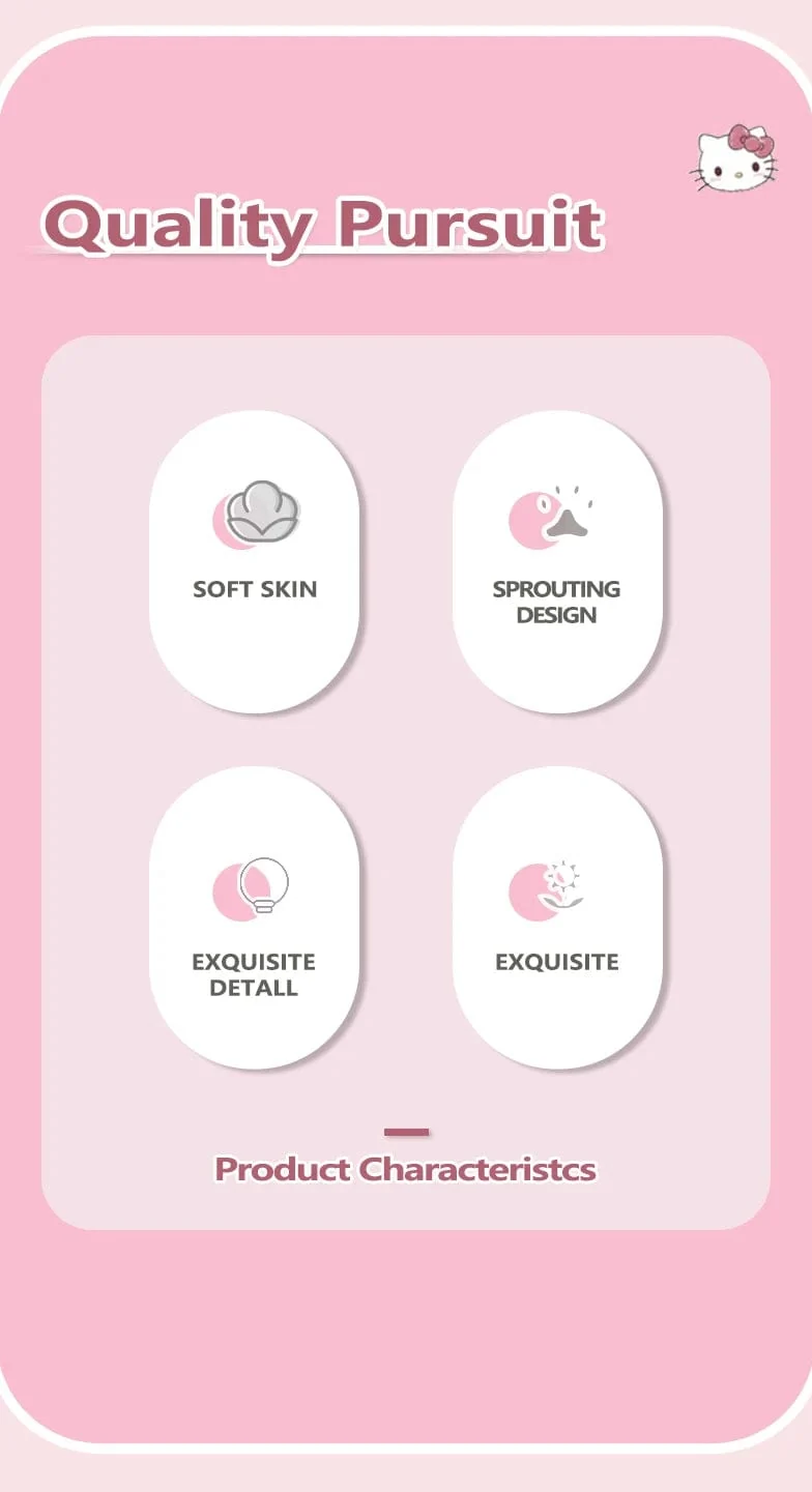 Anime Sanrio Hello Kitty KT Katze Kaninchen Stofftiere, süße Plüschtiere, Kawaii Cartoon Puppen, Geburtstagsgeschenk für Kinder, Babys, Freundin