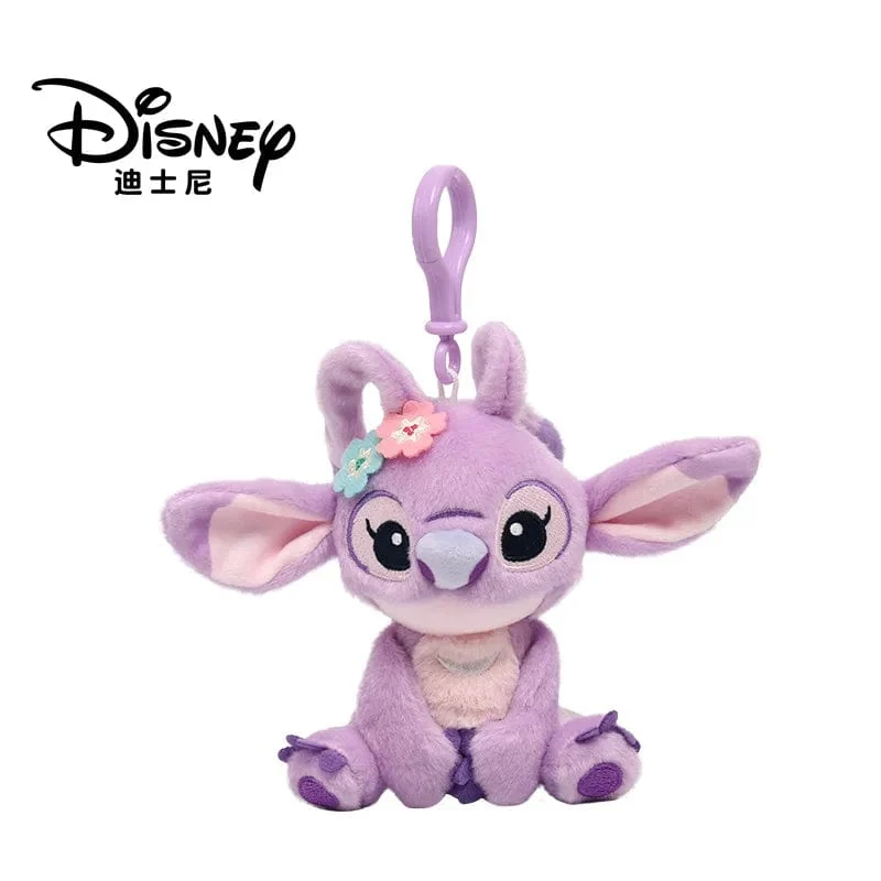 Original Disney Stitch Lotso Plüsch Spielzeug Schlüsselanhänger Anhänger Zubehör süße Cartoon gefüllte Puppe Schlüsselanhänger Spielzeug Schlüsselanhänger Geschenk