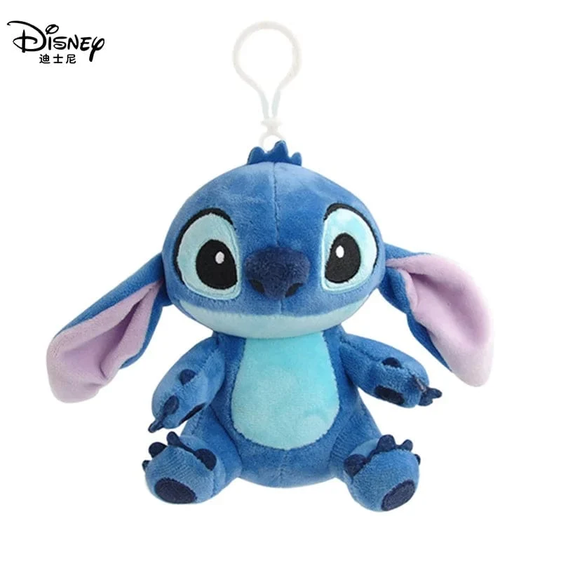 Original Disney Stitch Lotso Plüsch Spielzeug Schlüsselanhänger Anhänger Zubehör süße Cartoon gefüllte Puppe Schlüsselanhänger Spielzeug Schlüsselanhänger Geschenk