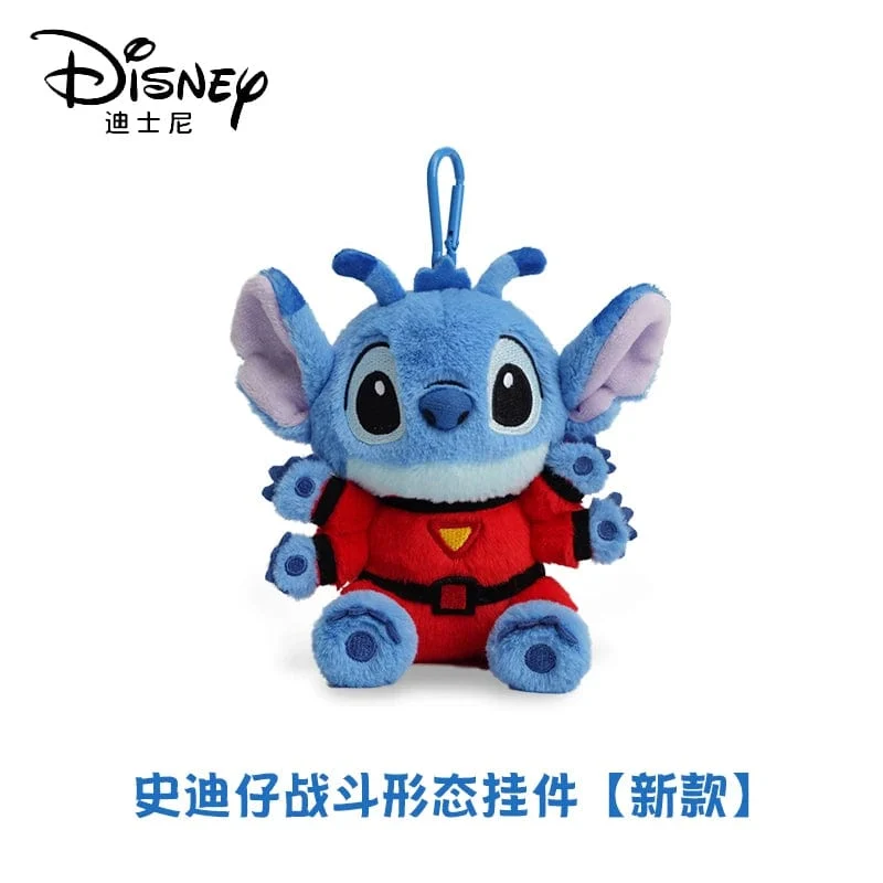 Original Disney Stitch Lotso Plüsch Spielzeug Schlüsselanhänger Anhänger Zubehör süße Cartoon gefüllte Puppe Schlüsselanhänger Spielzeug Schlüsselanhänger Geschenk