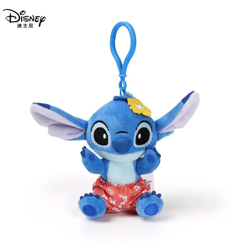 Original Disney Stitch Lotso Plüsch Spielzeug Schlüsselanhänger Anhänger Zubehör süße Cartoon gefüllte Puppe Schlüsselanhänger Spielzeug Schlüsselanhänger Geschenk