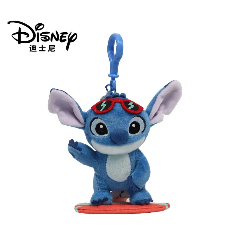 Original Disney Stitch Lotso Plüsch Spielzeug Schlüsselanhänger Anhänger Zubehör süße Cartoon gefüllte Puppe Schlüsselanhänger Spielzeug Schlüsselanhänger Geschenk