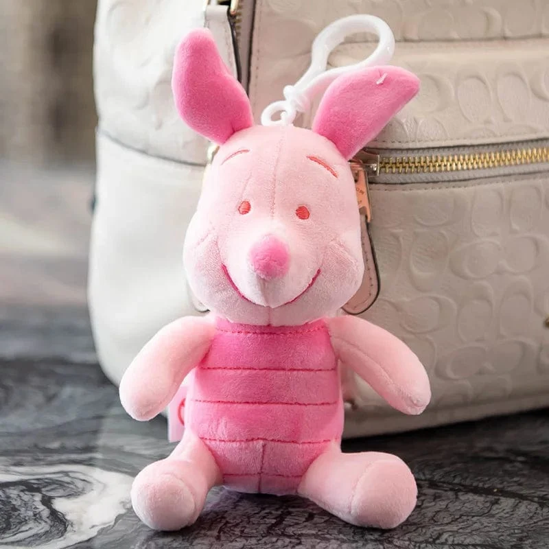 Original Disney Stitch Lotso Plüsch Spielzeug Schlüsselanhänger Anhänger Zubehör süße Cartoon gefüllte Puppe Schlüsselanhänger Spielzeug Schlüsselanhänger Geschenk