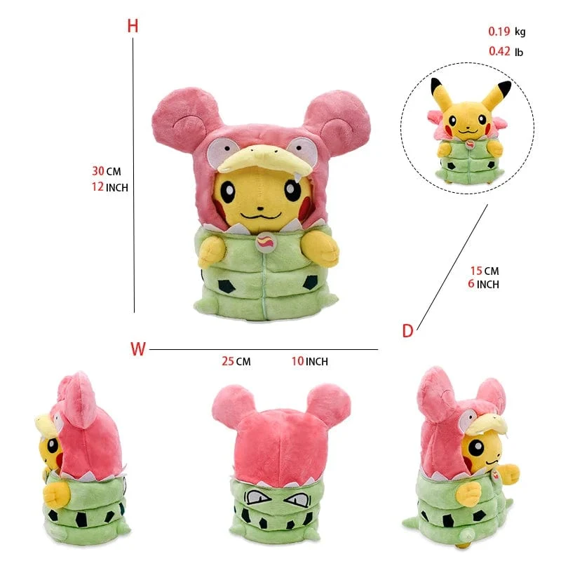 Cos Eevee Pikachu Cosplay Plüschtiere Charizard Peluche Lucario Kuscheltier Puppe Sammlergeschenk, Cartoon 20-30CM