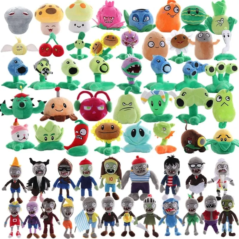 Pflanzen vs. Zombies 2 Videospiel-Charakter Plüschtiere PVZ Pflanzen Peashooter SunFlower Anime Gefüllte Plüschpuppen Geschenke für Kinder