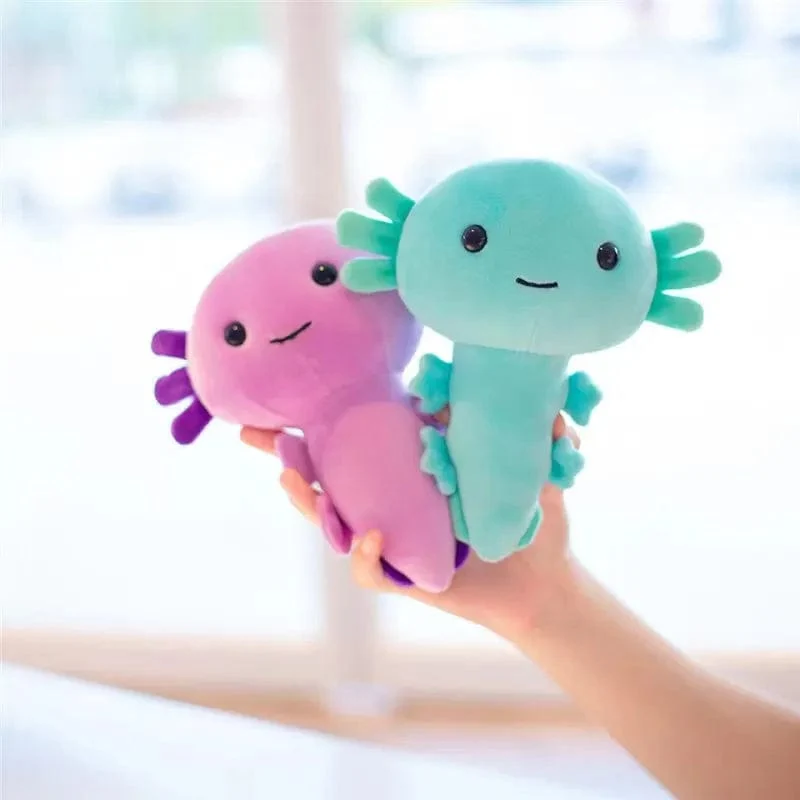 Axolotl-Plüschtiere, weiches Kawaii-Axolotl-Plüschkissen, Axolotl-Plüschtier, gefülltes Axolotl-Plüschtier für Weihnachtsgeschenke, Heimdekoration