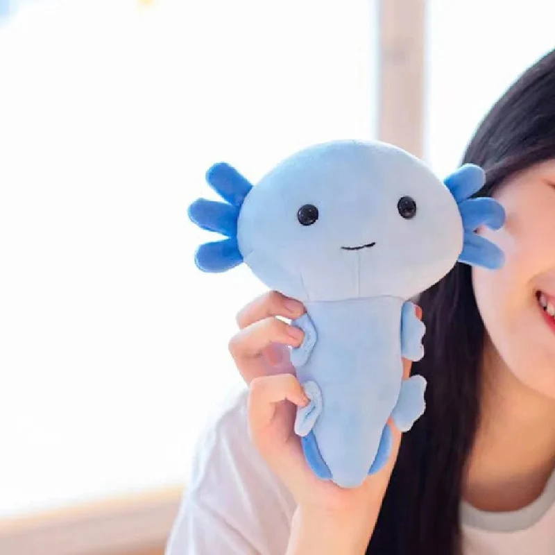 Axolotl-Plüschtiere, weiches Kawaii-Axolotl-Plüschkissen, Axolotl-Plüschtier, gefülltes Axolotl-Plüschtier für Weihnachtsgeschenke, Heimdekoration