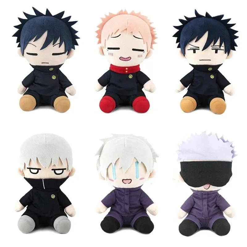Jujutsu Kaisen Plüsch Satoru Gojo Fushiguro Megumi Itadori Yuji Inumaki Toge Anime Figur Gefüllte Kawaii Puppe Kinder geschenk spielzeug