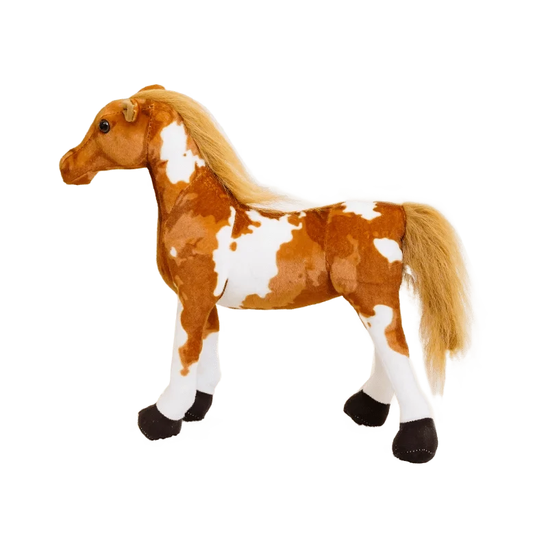 28cm Simulation Pferd Kuscheltier Plüsch Puppen Hohe Qualität Realistisches Bild Klassisches Persönliches Spielzeug Für Geburtstag Geschenk