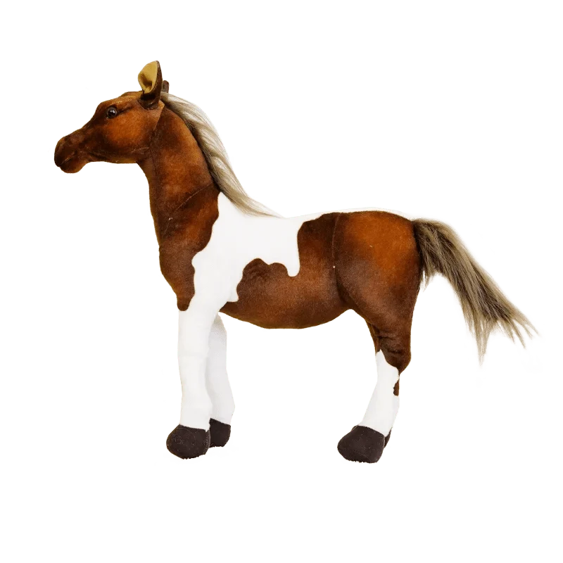28cm Simulation Pferd Kuscheltier Plüsch Puppen Hohe Qualität Realistisches Bild Klassisches Persönliches Spielzeug Für Geburtstag Geschenk
