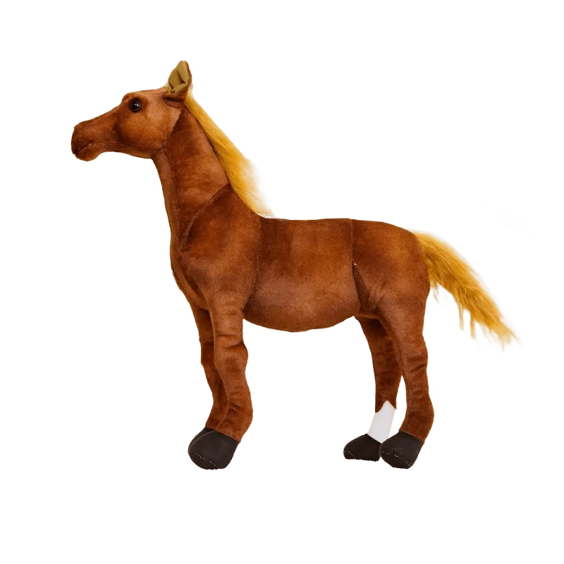 28cm Simulation Pferd Kuscheltier Plüsch Puppen Hohe Qualität Realistisches Bild Klassisches Persönliches Spielzeug Für Geburtstag Geschenk