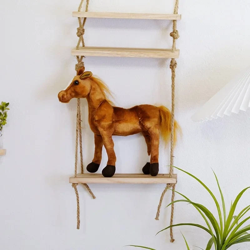 28cm Simulation Pferd Kuscheltier Plüsch Puppen Hohe Qualität Realistisches Bild Klassisches Persönliches Spielzeug Für Geburtstag Geschenk