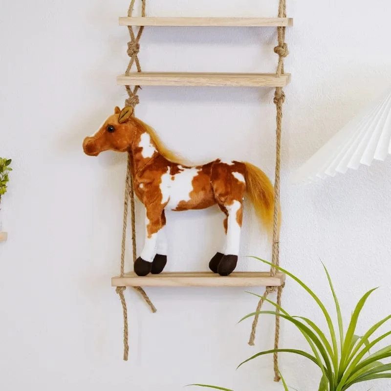 28cm Simulation Pferd Kuscheltier Plüsch Puppen Hohe Qualität Realistisches Bild Klassisches Persönliches Spielzeug Für Geburtstag Geschenk