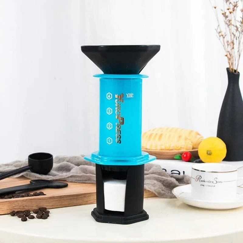 Tragbare Yuropress French Press Barista Espresso Kaffeemaschine Maschinenfilter wiederverwendbares Tropferzubehör
