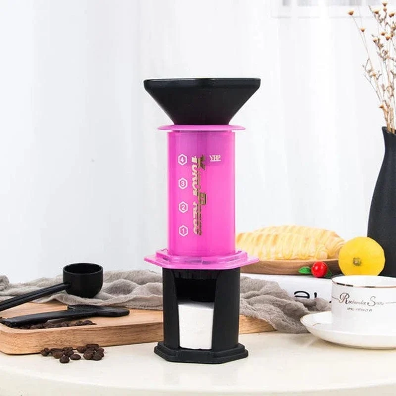 Tragbare Yuropress French Press Barista Espresso Kaffeemaschine Maschinenfilter wiederverwendbares Tropferzubehör