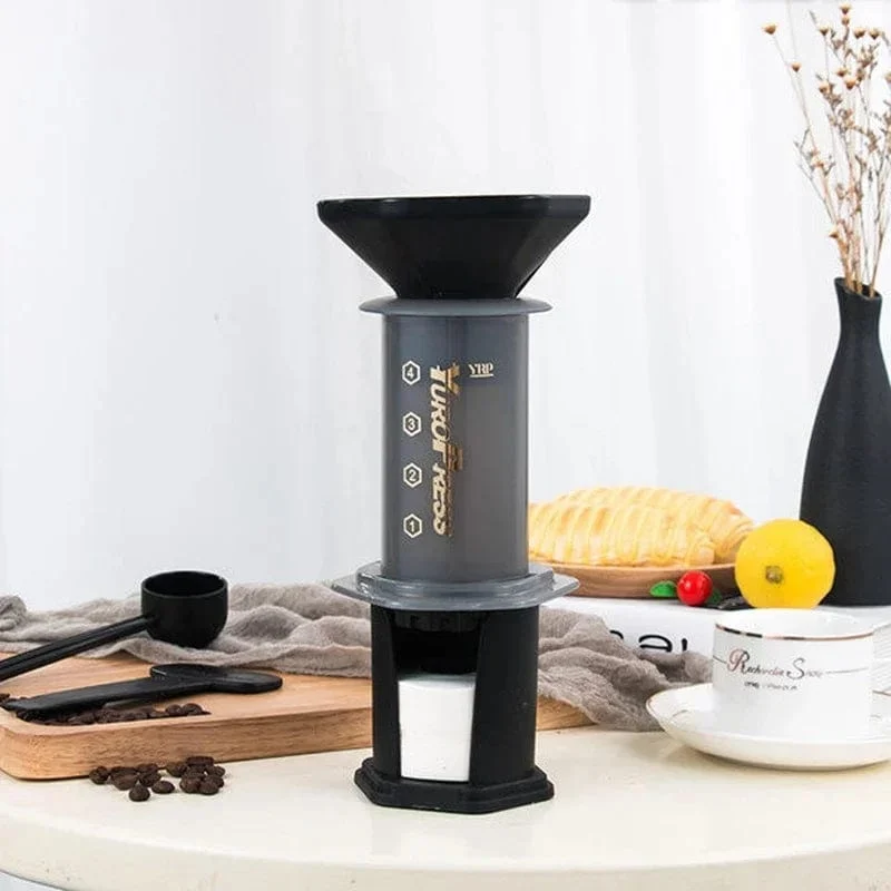 Tragbare Yuropress French Press Barista Espresso Kaffeemaschine Maschinenfilter wiederverwendbares Tropferzubehör