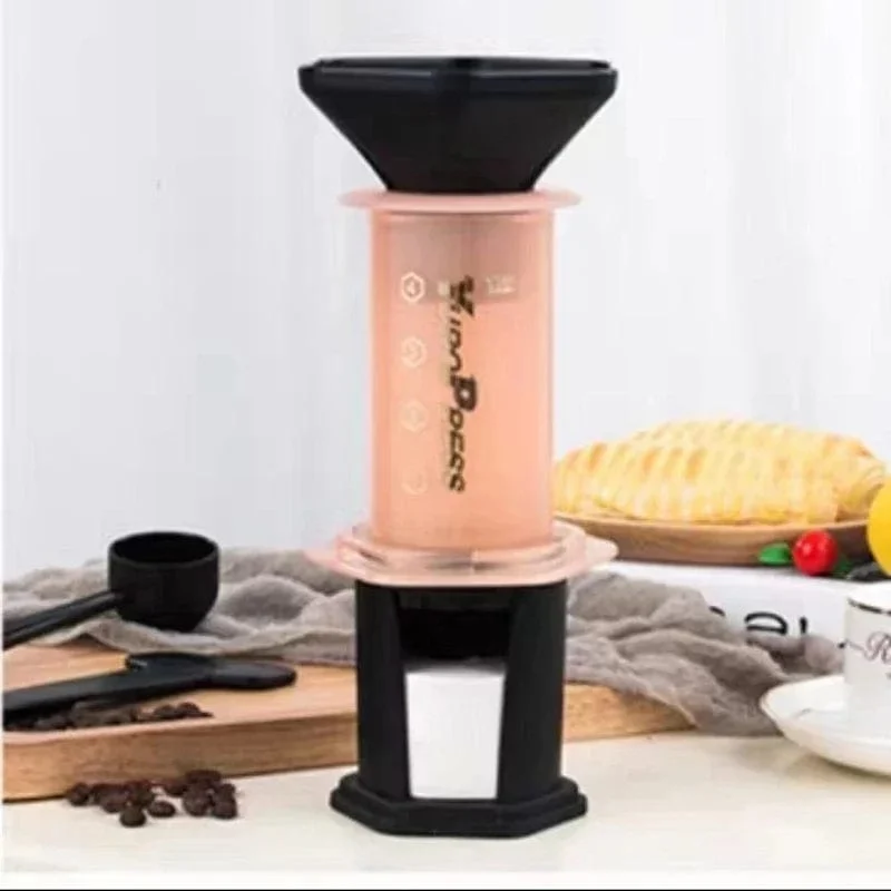 Tragbare Yuropress French Press Barista Espresso Kaffeemaschine Maschinenfilter wiederverwendbares Tropferzubehör