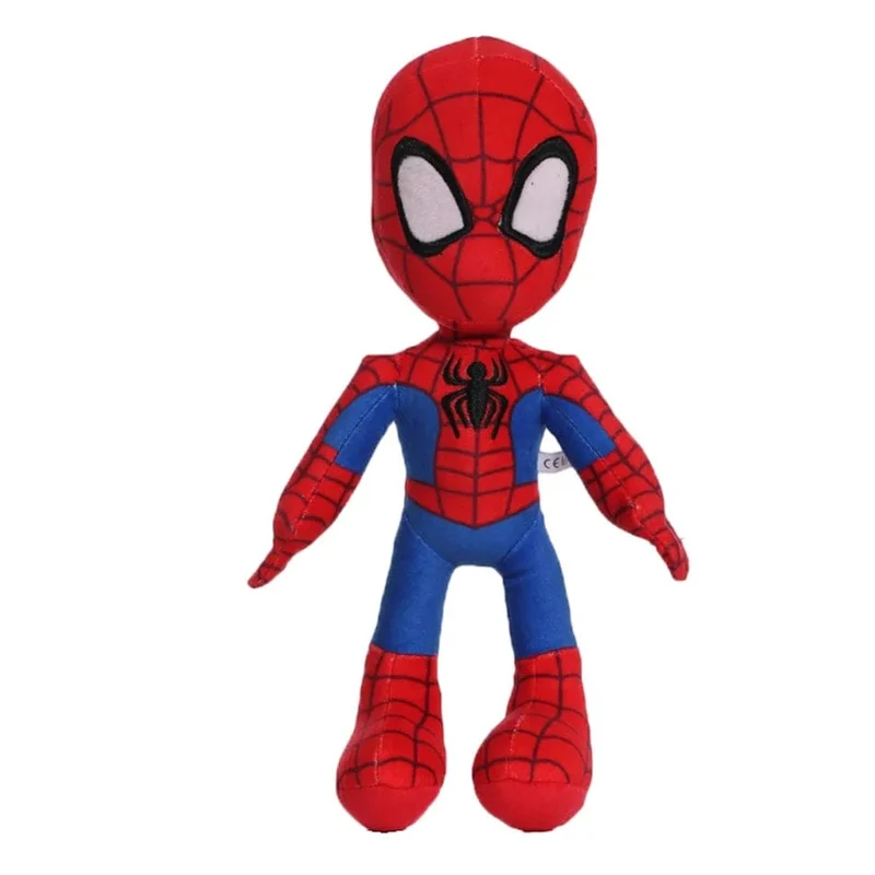 30 cm Marvel Spiderman Plüschtier, weich gefüllt, Cartoon-Plüschpuppen, große Plüschjungen, Stoffpuppen, Kissen, Kinder, Weihnachtsgeschenk