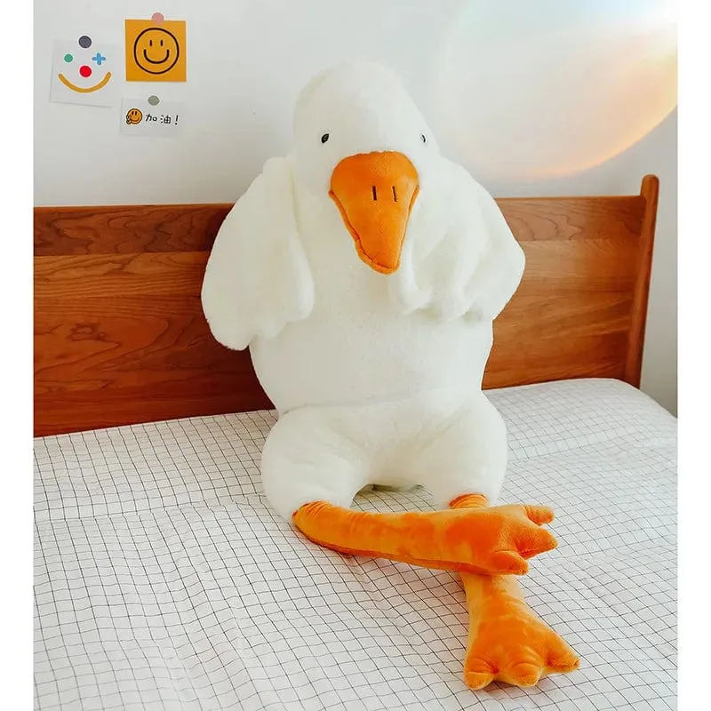 90-190 cm Schöne Große Weiße Gans Dekokissen Plüschtier Große Gans Puppe Schlafen auf dem Bett Geburtstagsgeschenk Mädchen Envio gratis Stofftiere