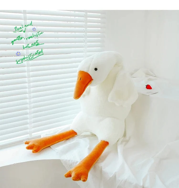 90-190 cm Schöne Große Weiße Gans Dekokissen Plüschtier Große Gans Puppe Schlafen auf dem Bett Geburtstagsgeschenk Mädchen Envio gratis Stofftiere