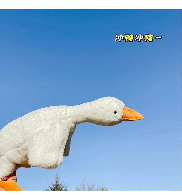90-190 cm Schöne Große Weiße Gans Dekokissen Plüschtier Große Gans Puppe Schlafen auf dem Bett Geburtstagsgeschenk Mädchen Envio gratis Stofftiere