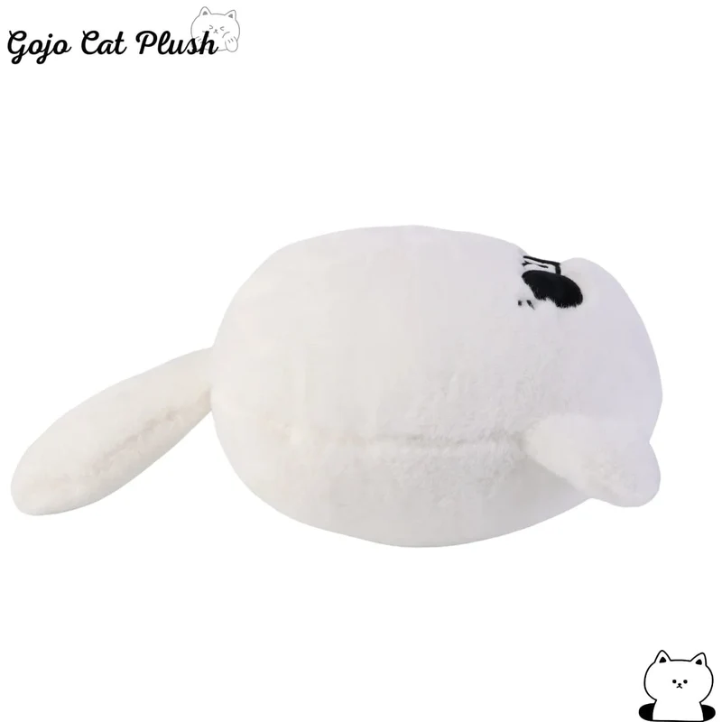 32 cm weiches Gojo-Katzen-Plüschkissen, heiße Anime-Sonnenbrille, weiße Katze, Plüschtiere, Spielzeug, Kuscheltiere, Puppe, Wohnkultur, Kindergeburtstagsgeschenk