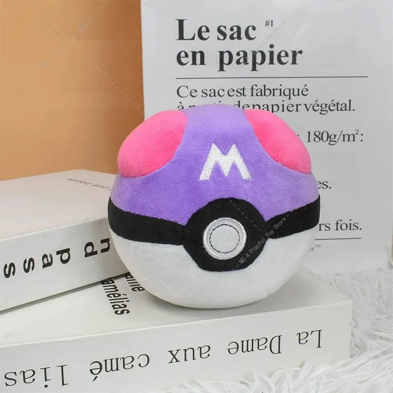 9 Arten Pokemon Plüschtier Pokéball Ultra Master Ball Strange Ball Dusk Ball Beast Ball Hisuian Ultra Ball Weiches Stofftier