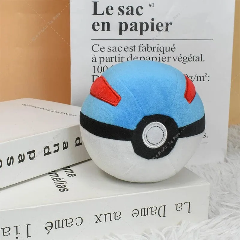 9 Arten Pokemon Plüschtier Pokéball Ultra Master Ball Strange Ball Dusk Ball Beast Ball Hisuian Ultra Ball Weiches Stofftier