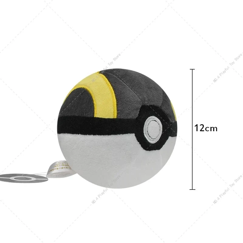 9 Arten Pokemon Plüschtier Pokéball Ultra Master Ball Strange Ball Dusk Ball Beast Ball Hisuian Ultra Ball Weiches Stofftier