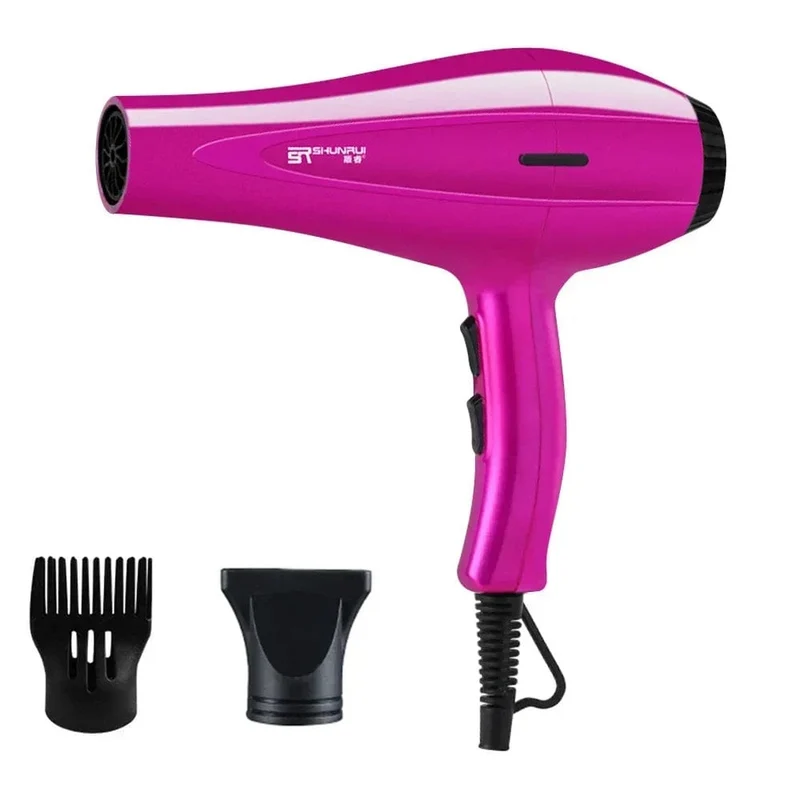 Haartrockner, 2200 W, professioneller, leistungsstarker Haartrockner, schnelles Aufheizen, Heiß- und Kalteinstellung, Ionen-Luftföhn mit Luftsammlung