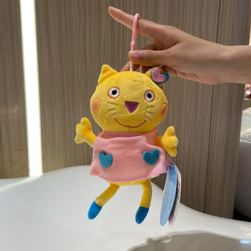 19 cm, 100 % echtes PEPPA PIG, ausgestopfte weiche Puppe, Peppa George Zoe Suzy Rebecca Emily Danny Pedro Bär Dinosaurier Kinder Plüschtier