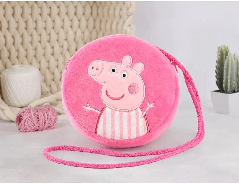 19 cm, 100 % echtes PEPPA PIG, ausgestopfte weiche Puppe, Peppa George Zoe Suzy Rebecca Emily Danny Pedro Bär Dinosaurier Kinder Plüschtier