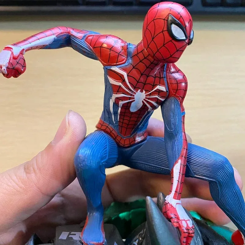Marvel Collectible Toys 19 cm große Statue PS4 Edition Spiderman Figur
