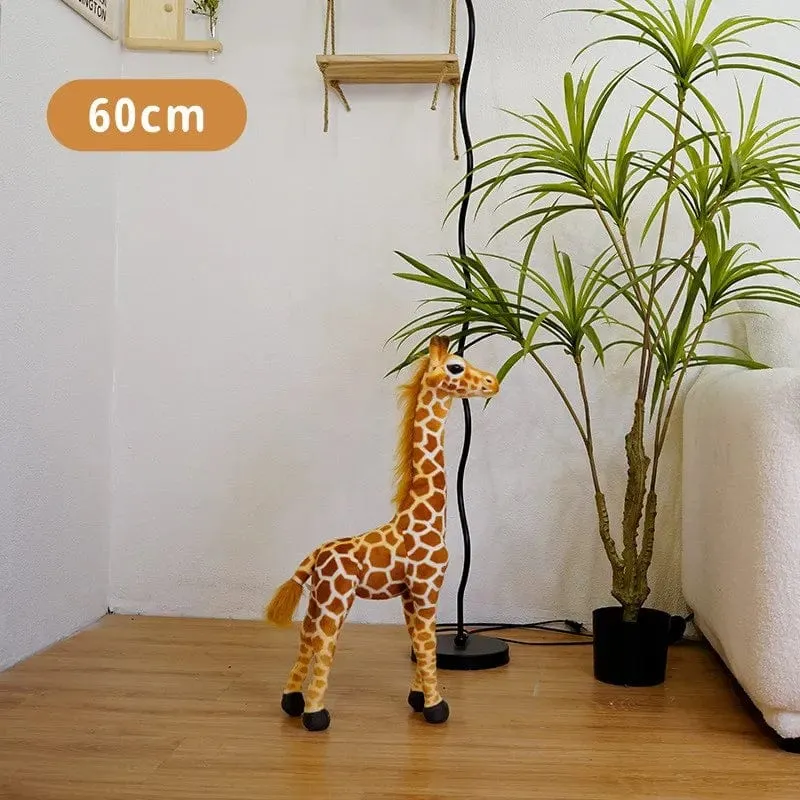 Neu 1 stück Riesen größe Giraffe Plüsch Spielzeug Niedlichen Stofftier Weiche Giraffe Puppe