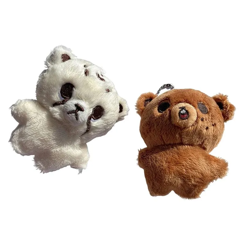 1 Stück Kpop Cartoon Cheetah Lee Doyoung Mark Same Plüsch-Schlüsselanhänger Q Styles Mini Gomdo Lee Taeyong Schlüsselanhänger Schlüsselringe Taschenanhänger