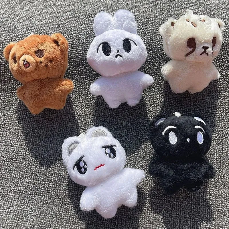 1 Stück Kpop Cartoon Cheetah Lee Doyoung Mark Same Plüsch-Schlüsselanhänger Q Styles Mini Gomdo Lee Taeyong Schlüsselanhänger Schlüsselringe Taschenanhänger