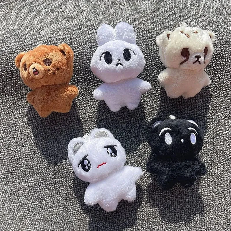 1 Stück Kpop Cartoon Cheetah Lee Doyoung Mark Same Plüsch-Schlüsselanhänger Q Styles Mini Gomdo Lee Taeyong Schlüsselanhänger Schlüsselringe Taschenanhänger