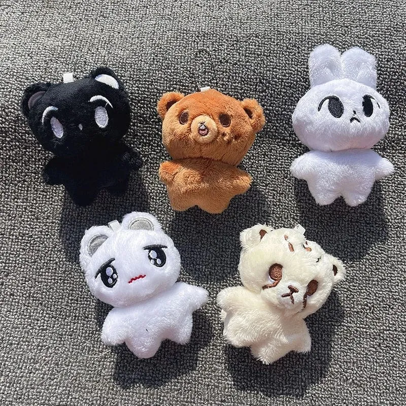 1 Stück Kpop Cartoon Cheetah Lee Doyoung Mark Same Plüsch-Schlüsselanhänger Q Styles Mini Gomdo Lee Taeyong Schlüsselanhänger Schlüsselringe Taschenanhänger